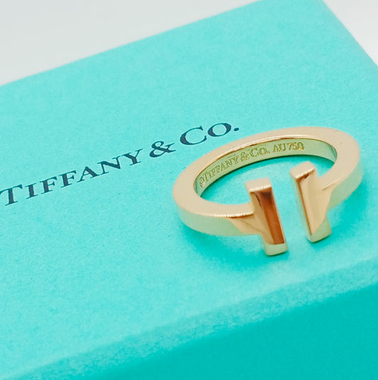 Tiffany & Co. T-Square Ring Size 49