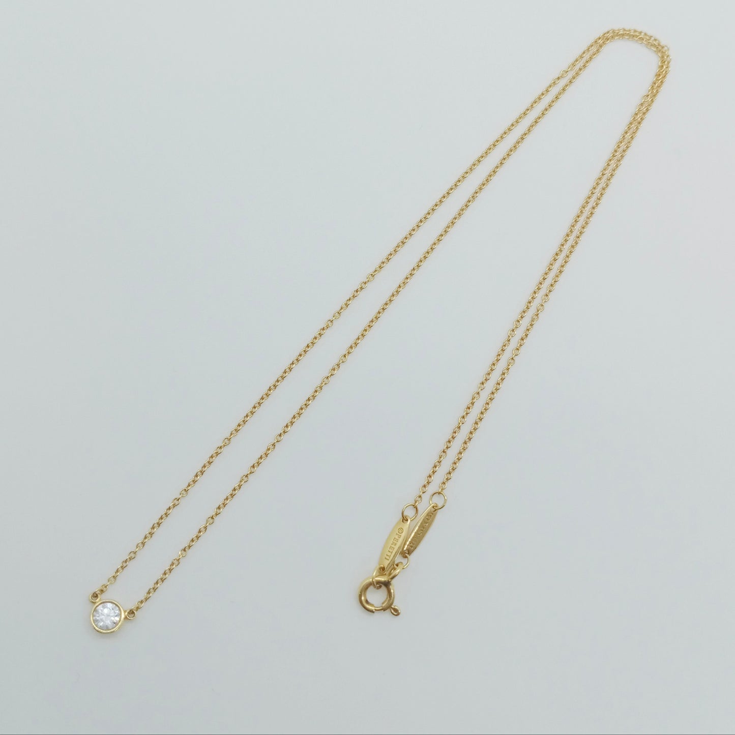 Tiffany & Co. By the Yard Necklace 0.14ct