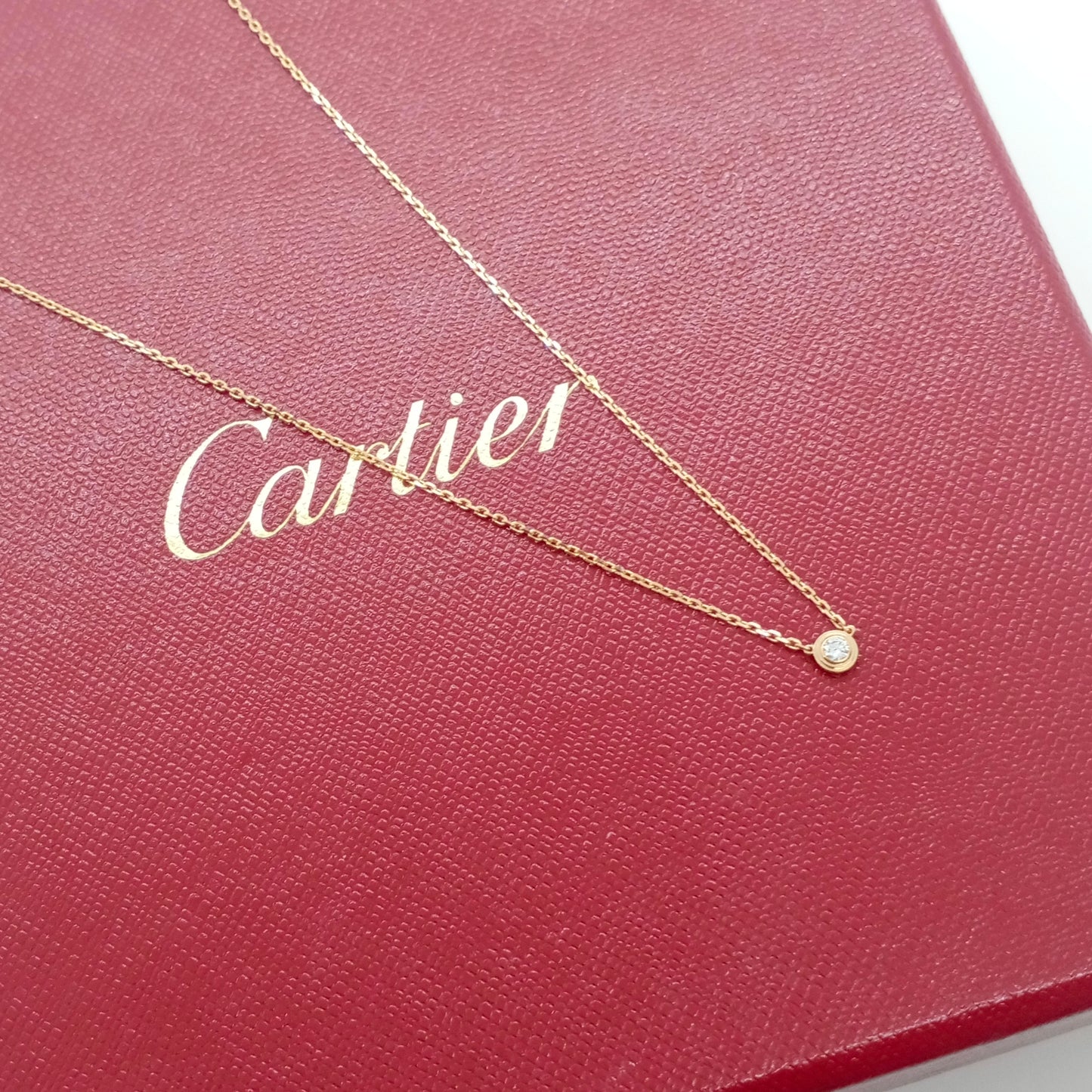 Cartier Damiant XS Necklace 0.04ct