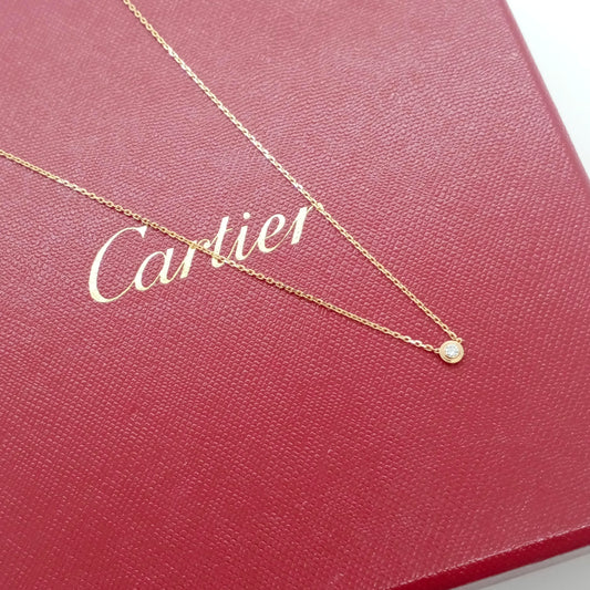 Cartier Damiant XS Necklace 0.04ct