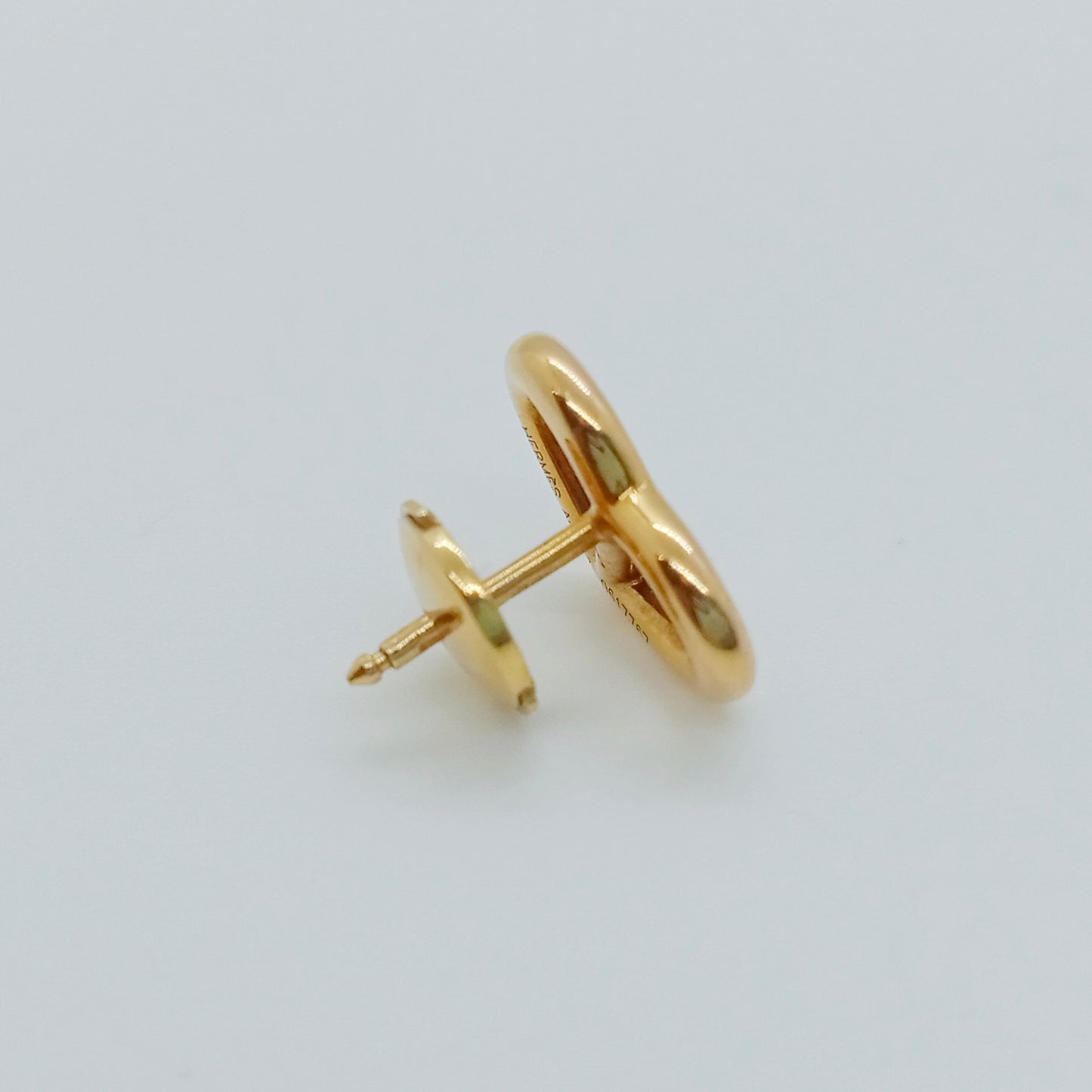 Hermes Chaine d'Angle Heart Pierced Earring (1 piece Only)