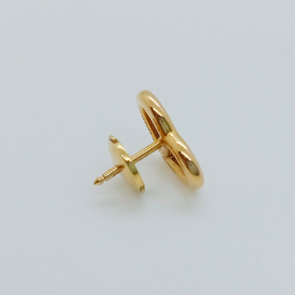 Hermes Chaine d'Angle Heart Pierced Earring (1 piece Only)