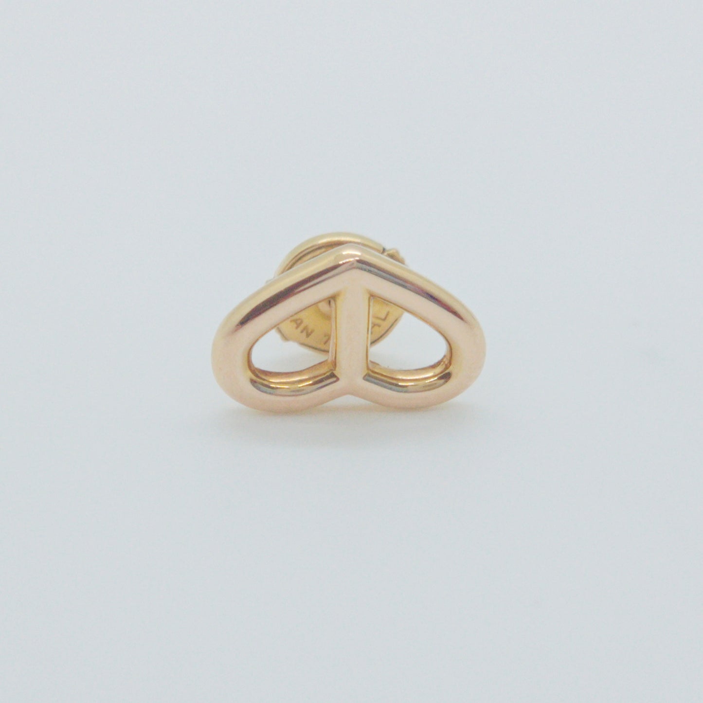 Hermes Chaine d'Angle Heart Pierced Earring (1 piece Only)