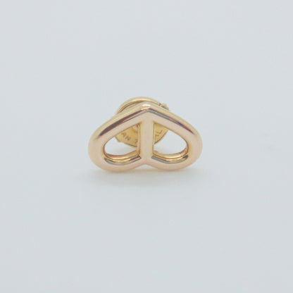 Hermes Chaine d'Angle Heart Pierced Earring (1 piece Only)