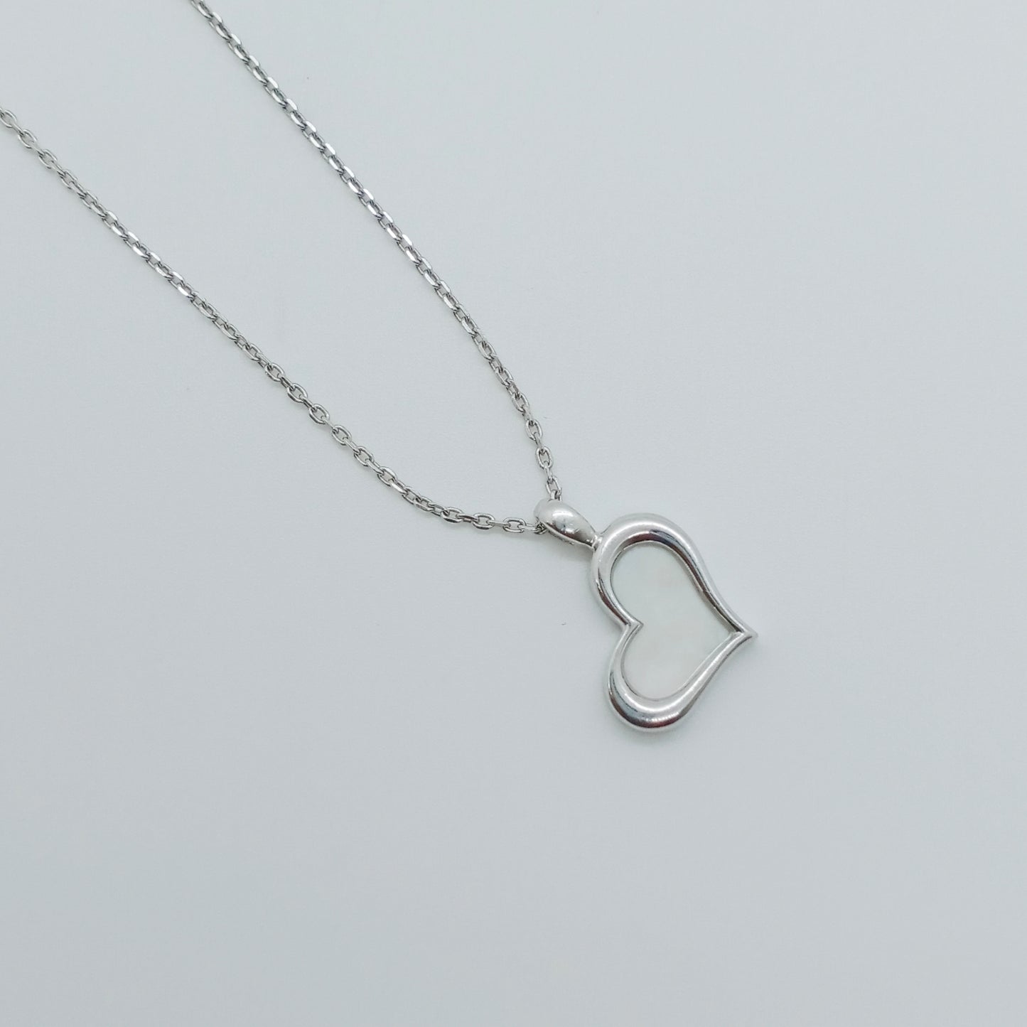 Piaget Mother of Pearl Heart Necklace