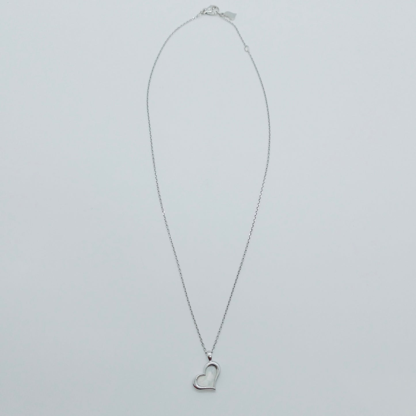 Piaget Mother of Pearl Heart Necklace