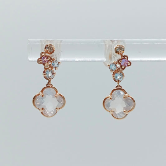 Samantha Tiara Colored Stone Earrings