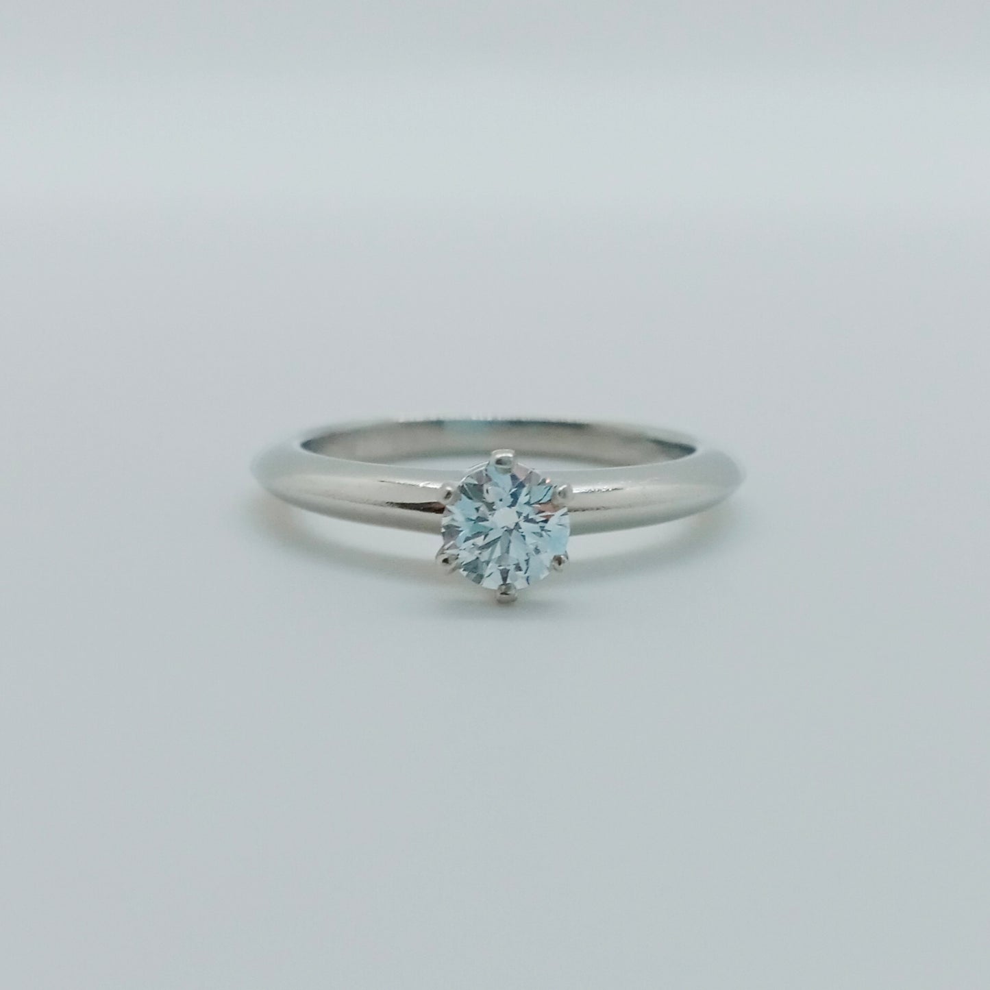 Tiffany & Co. Diamond Ring 0.32ct Size 49