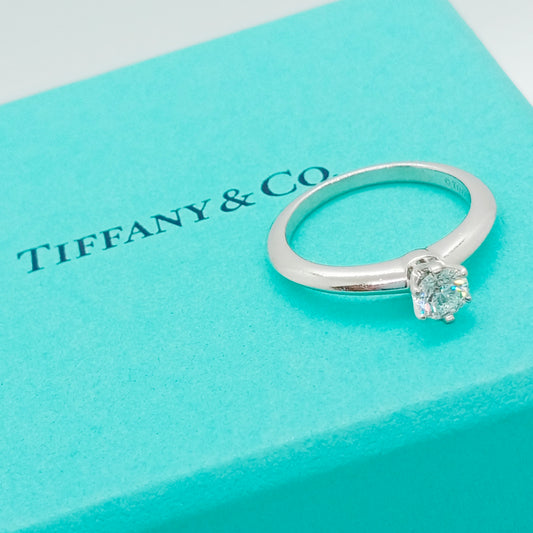 Tiffany & Co. Diamond Ring 0.32ct Size 49