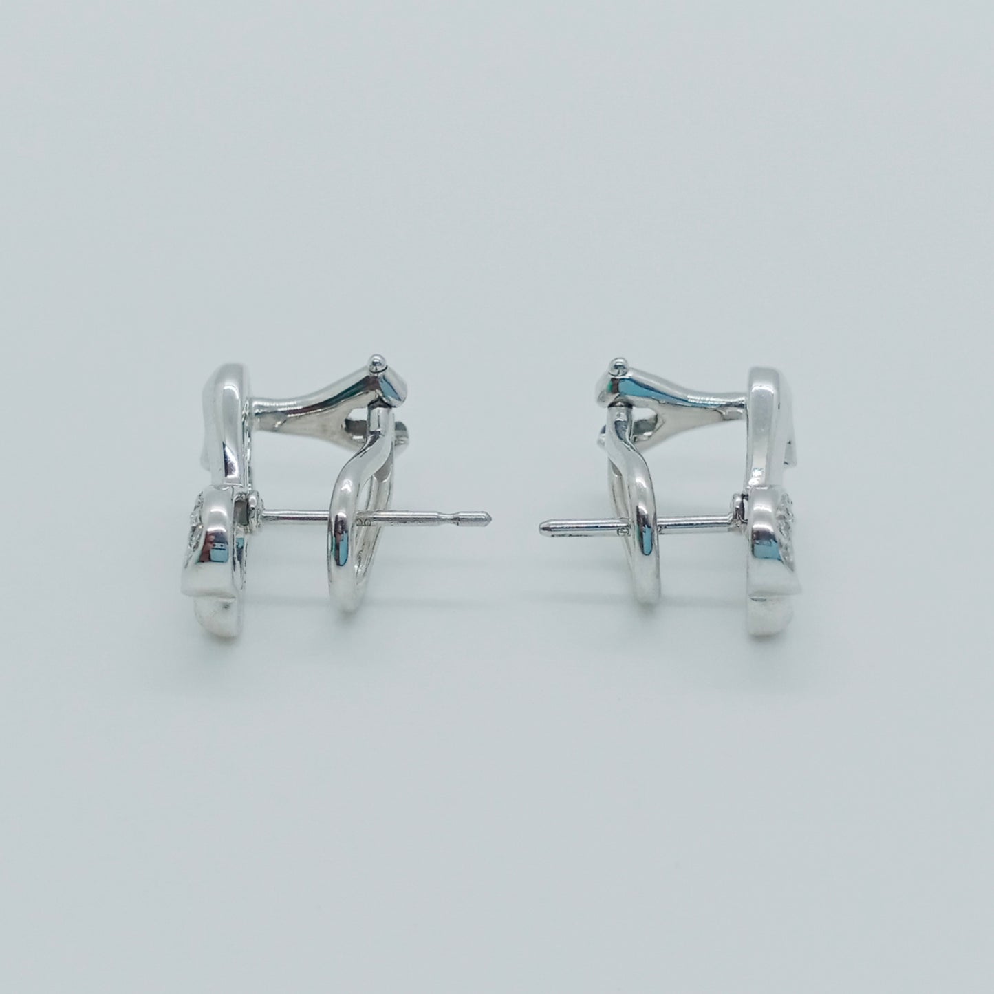 Tiffany & Co. Infinity Diamond Heart Earrings