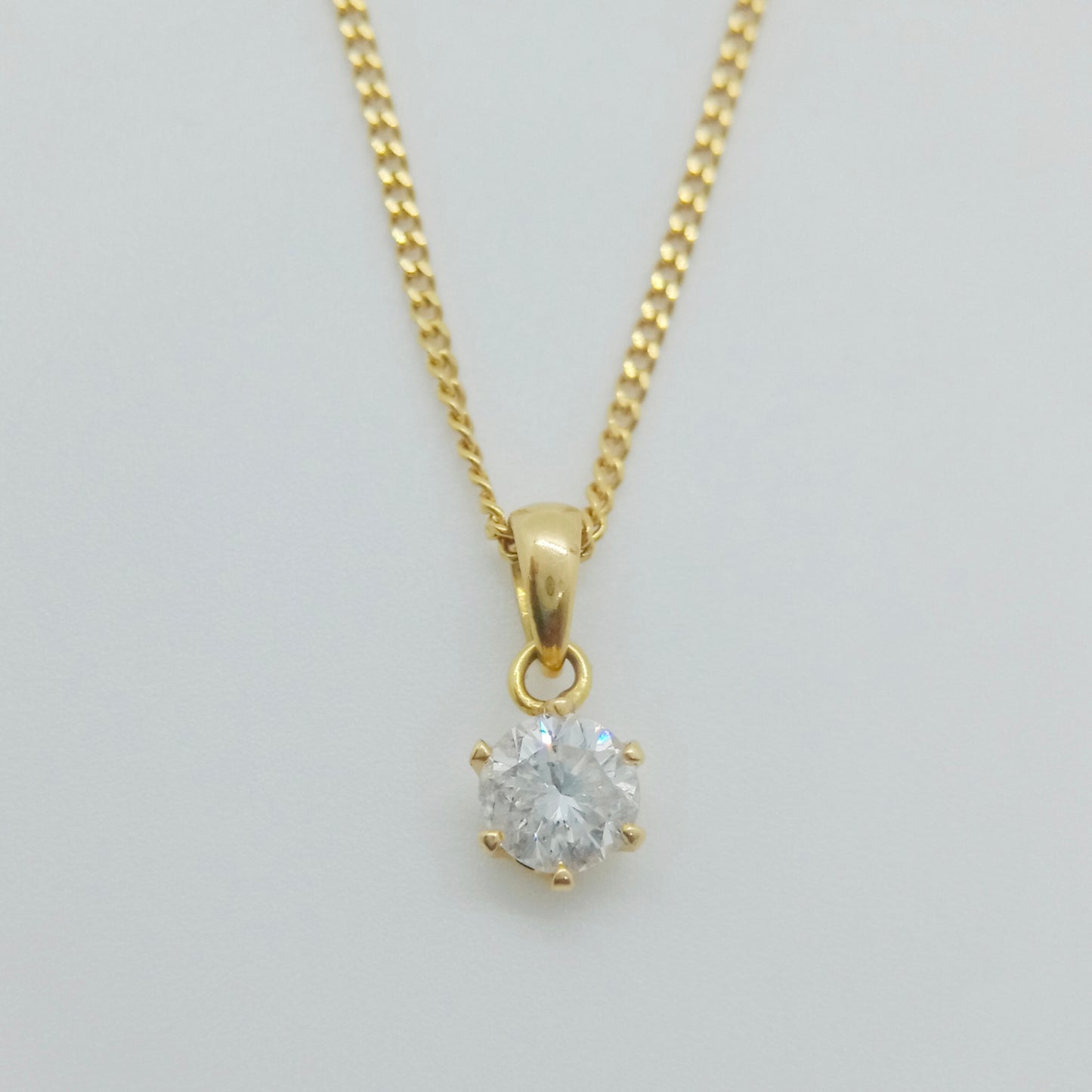 Diamond Necklace 0.37ct