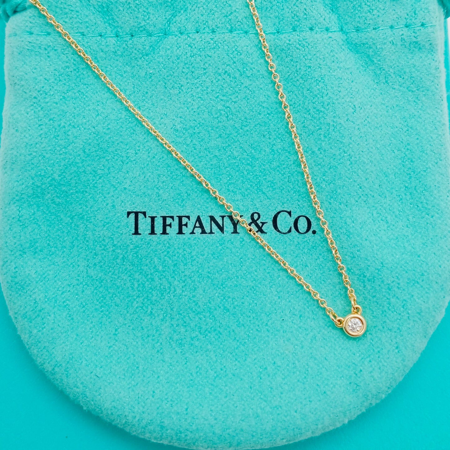 Tiffany & Co. By the Yard Necklace 0.03 carat