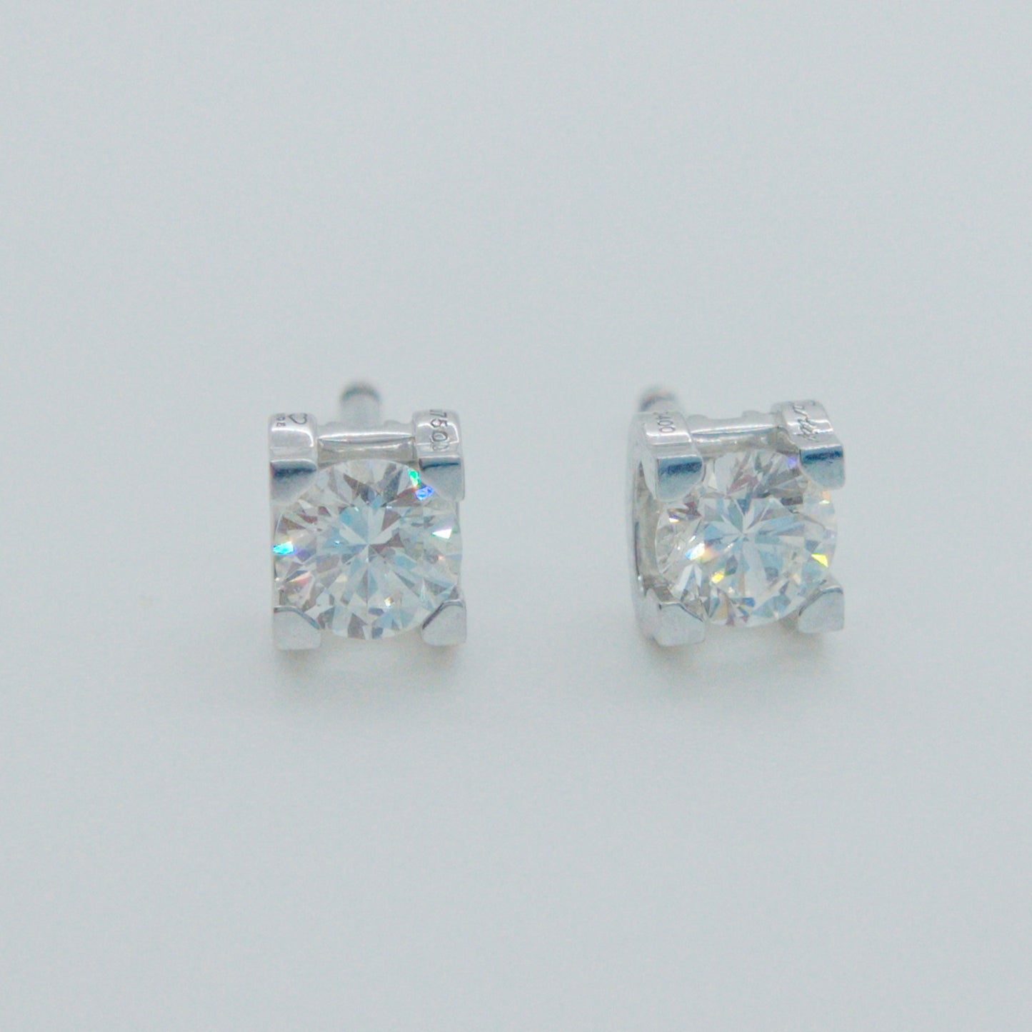 Cartier C Deux Diamond Earrings