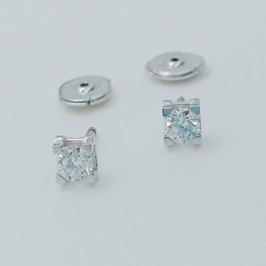 Cartier C Deux Diamond Earrings