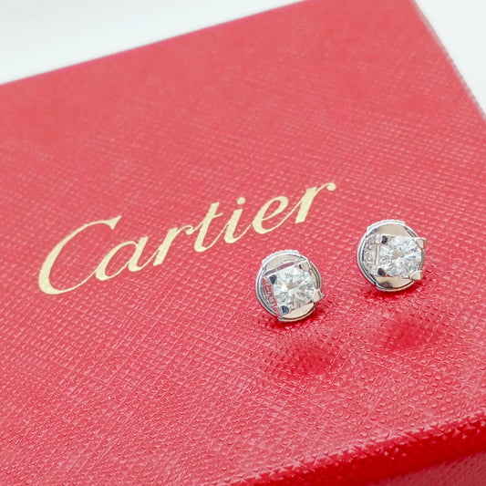 Cartier C Deux Diamond Earrings