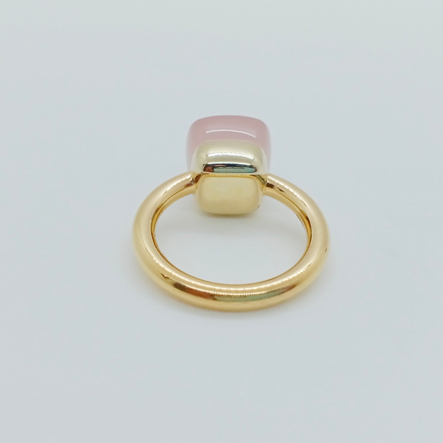 Pomellato Nude Classic Rose Quartz Ring Size 50