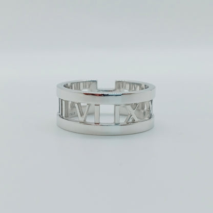 Tiffany & Co. Open Atlas 3P Diamond Ring Size 57