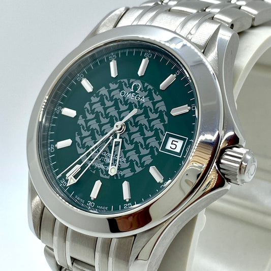 Omega Seamaster Moss Green Jacques Mayol 1998