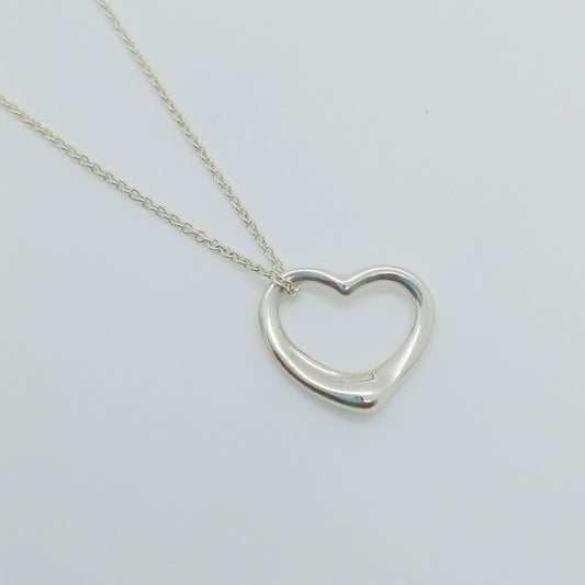 Tiffany & Co. Open Heart Large Necklace