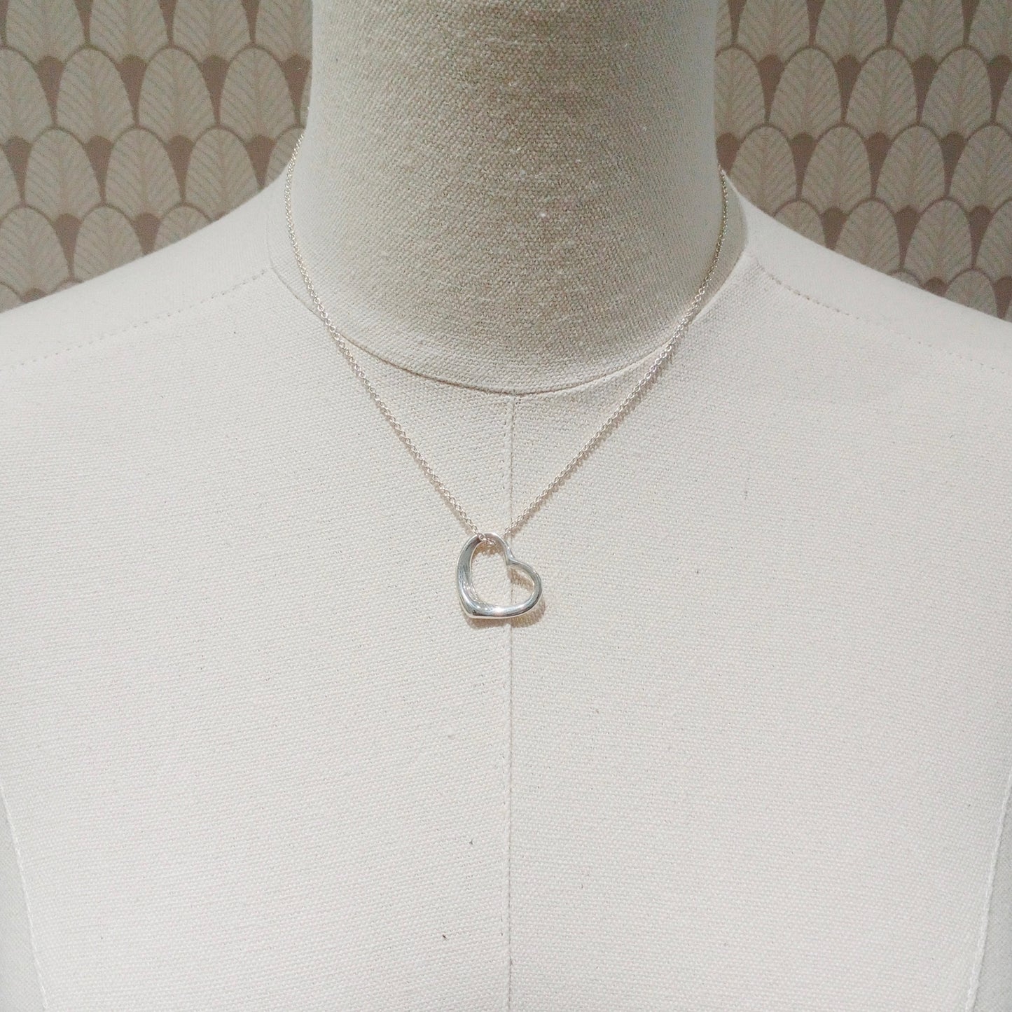 Tiffany & Co. Open Heart Large Necklace