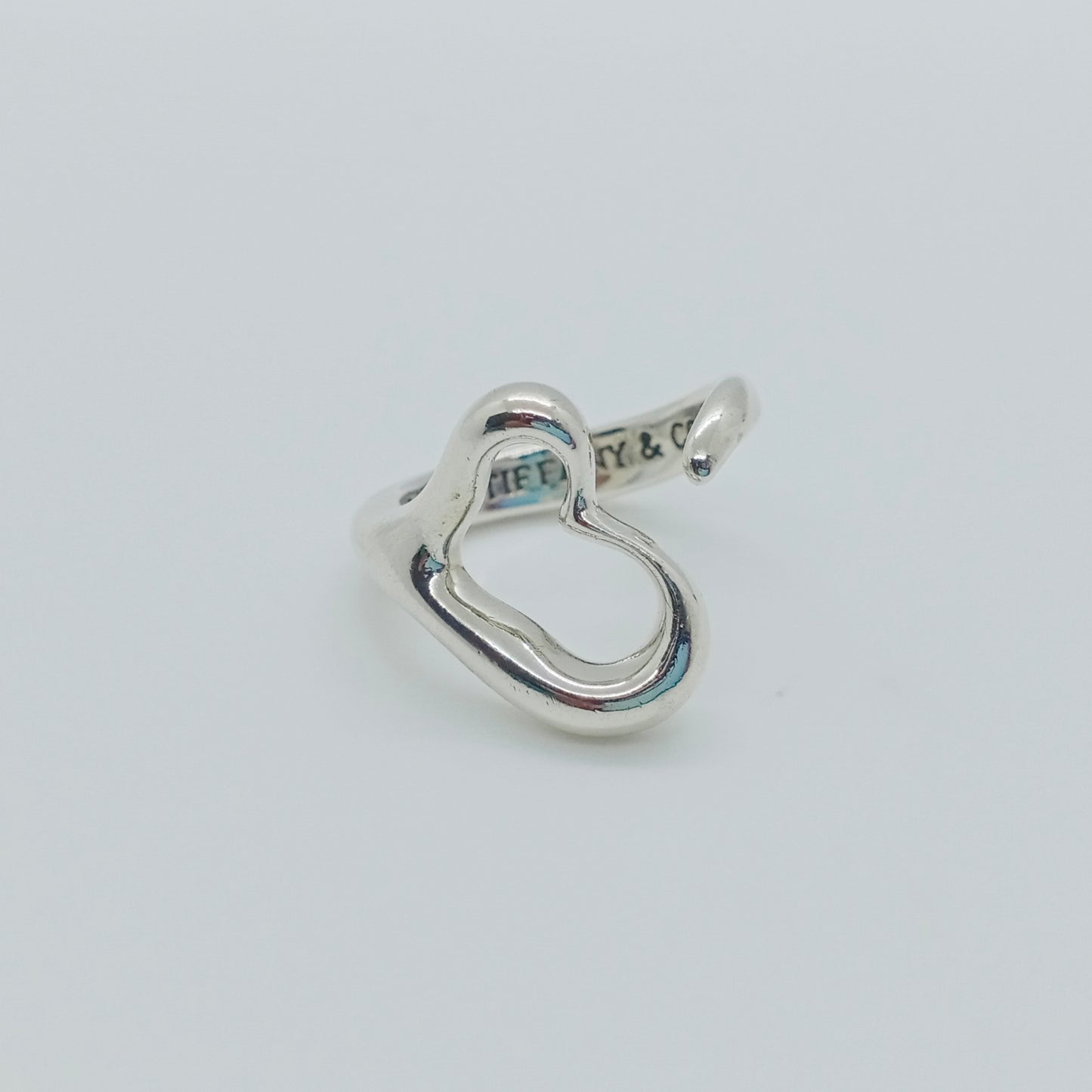 Tiffany Open Heart Ring Size 49