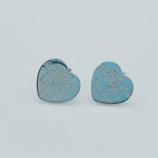 Tiffany & Co. Notes Heart Earrings