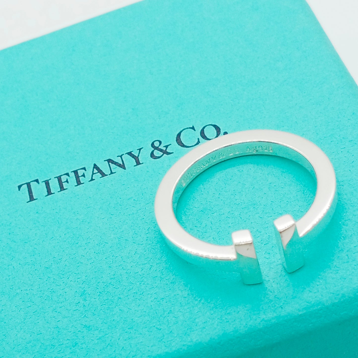 Tiffany & Co. T Square Ring Size 58