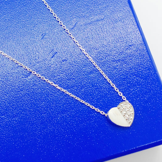 Vendome Aoyama Heart Diamond Necklace