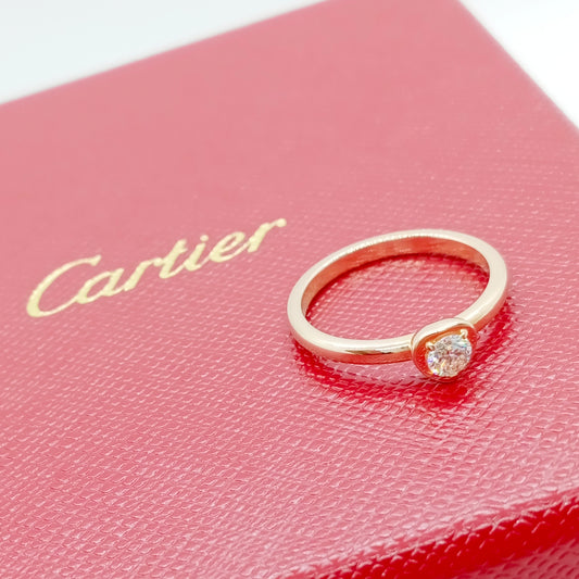 Cartier Damiant Heart Diamond Ring Size 47