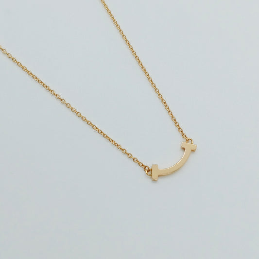 Tiffany & Co. T Smile Mini Necklace