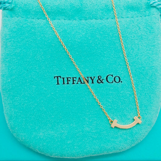 Tiffany & Co. T Smile Mini Necklace