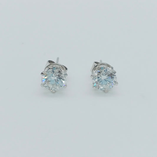 Stud Diamond Solitaire Earring 2.29ct