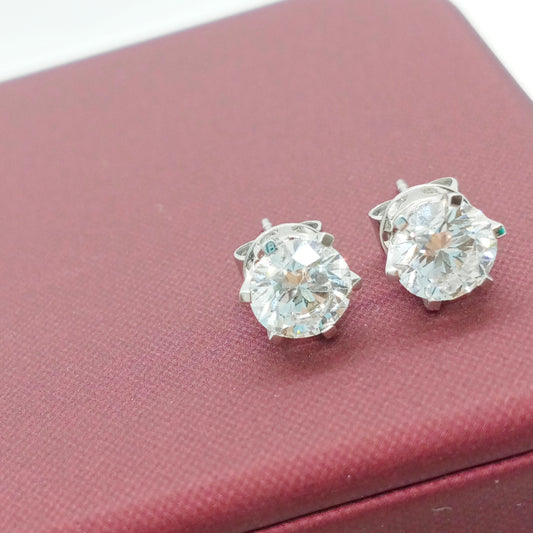 Stud Diamond Solitaire Earring