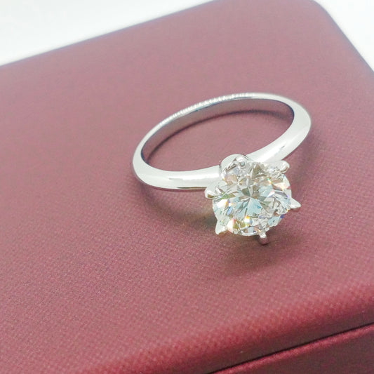 Solitaire Diamond Ring Size 52
