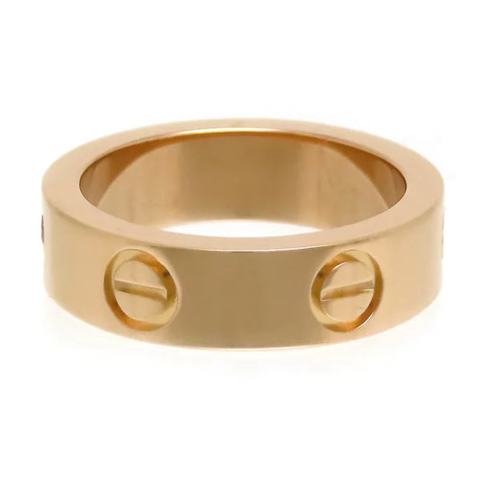 Cartier Love Ring Pink Sapphire Size 52