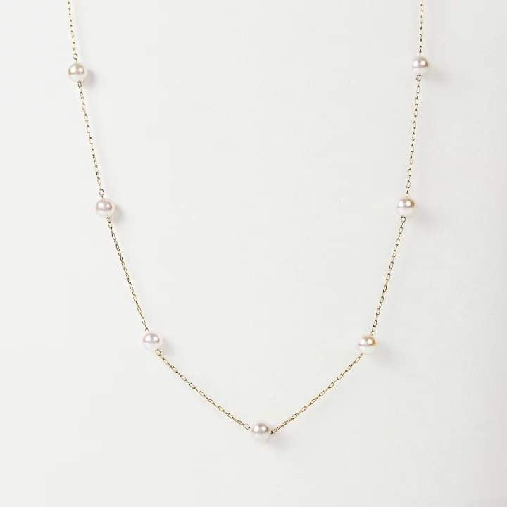 Akoya Long Pearl Necklace