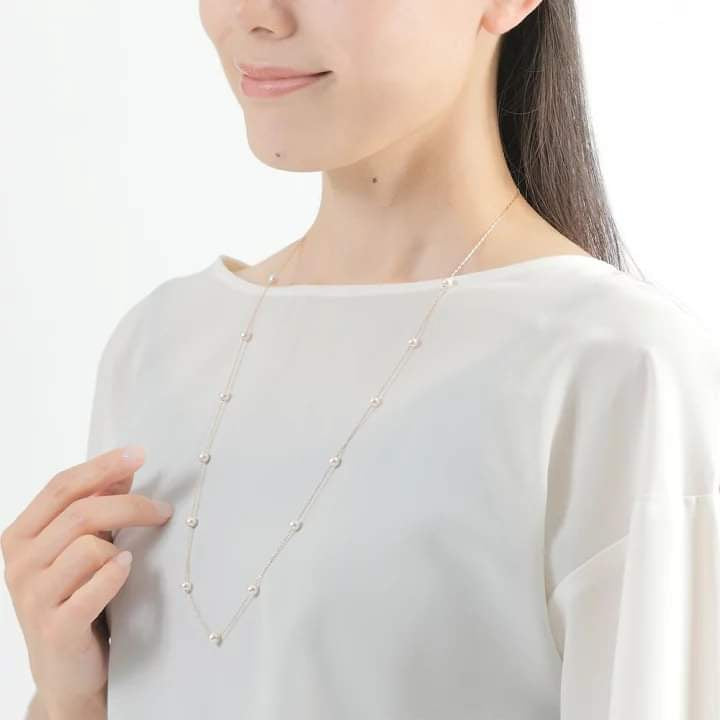 Akoya Long Pearl Necklace