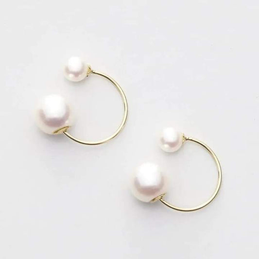 Gemini Akoya Pearl Earring