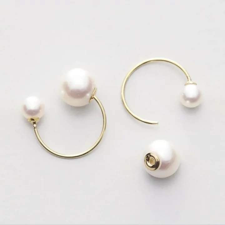 Gemini Akoya Pearl Earring