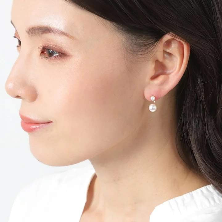 Gemini Akoya Pearl Earring