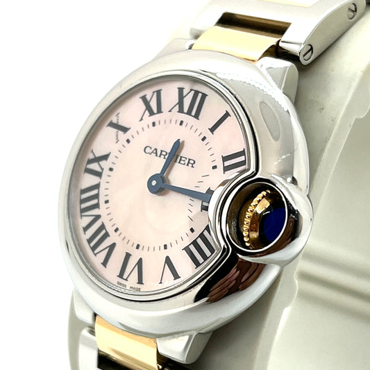 Cartier Ballon Bleu Two Toned MOP Pink Dial