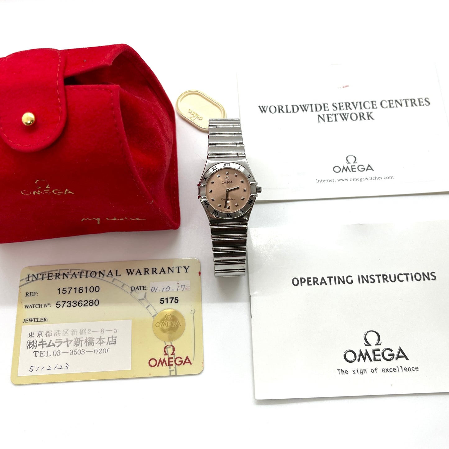 Omega Constellation My Choice Pink Dial