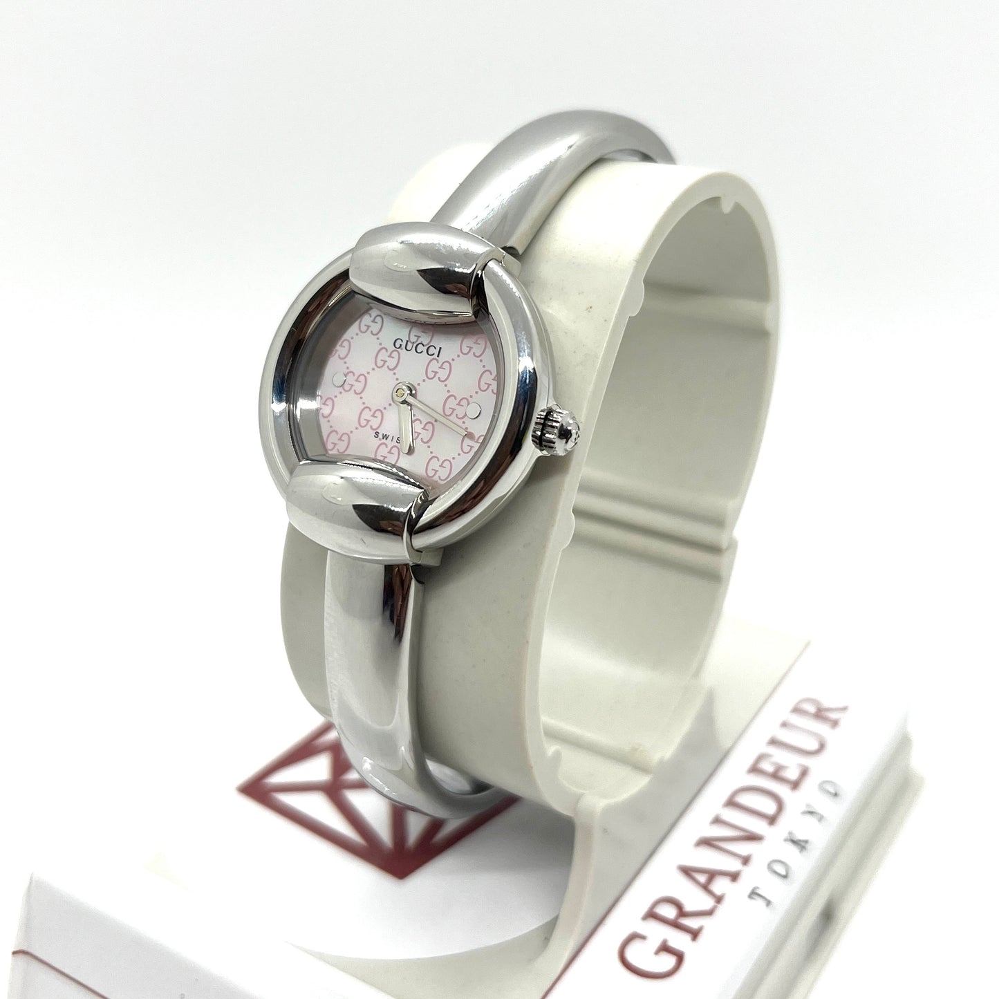 Gucci 1400L MOP Mother of Pearl Pink Dial