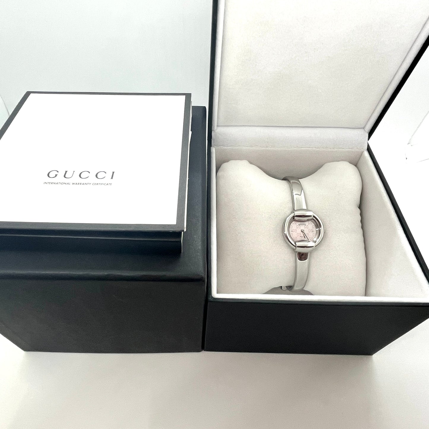 Gucci 1400L MOP Mother of Pearl Pink Dial