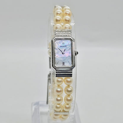Mikimoto Pearl Bracelet Watch MOP