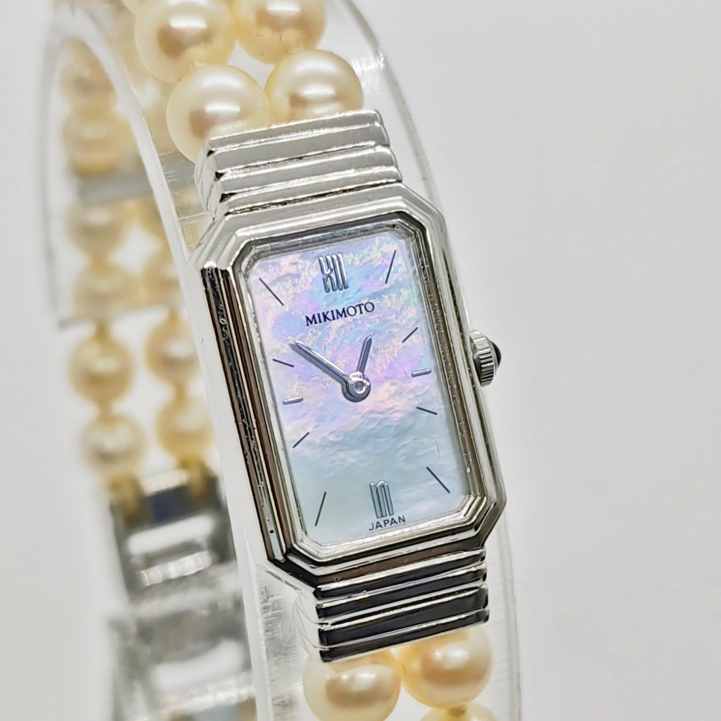 Mikimoto Pearl Bracelet Watch MOP