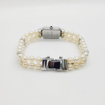 Mikimoto Pearl Bracelet Watch MOP