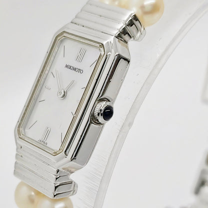 Mikimoto Pearl Bracelet Watch MOP