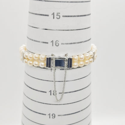 Mikimoto Pearl Bracelet Watch MOP
