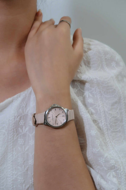 Tiffany Metro 2 8P Diamonds Pink Dial